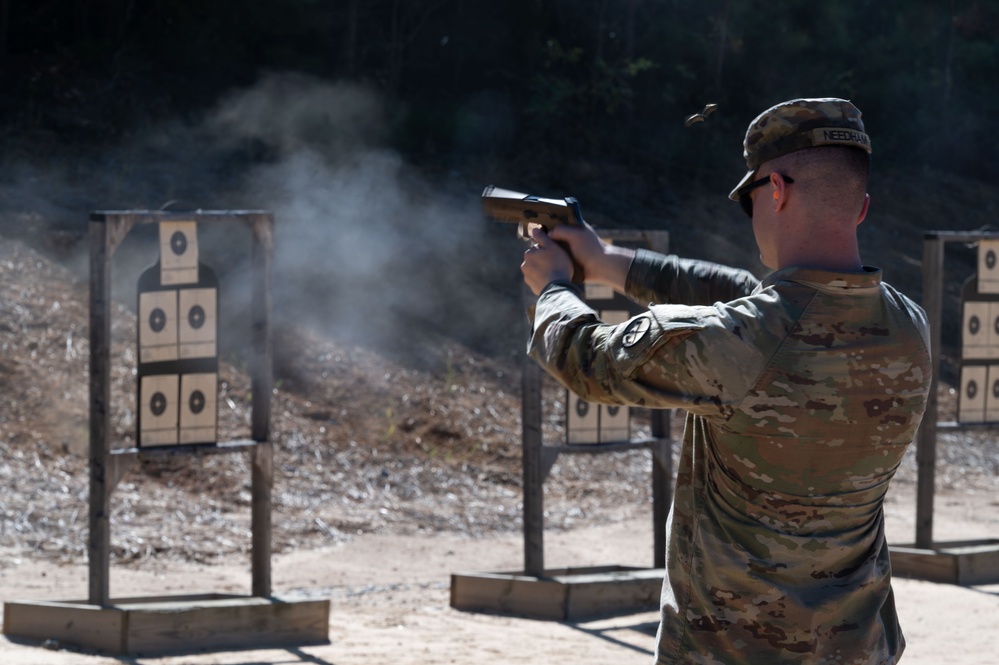 West Virginia National Guard Members Qualify on M17 Pistol in Support of DC Safe