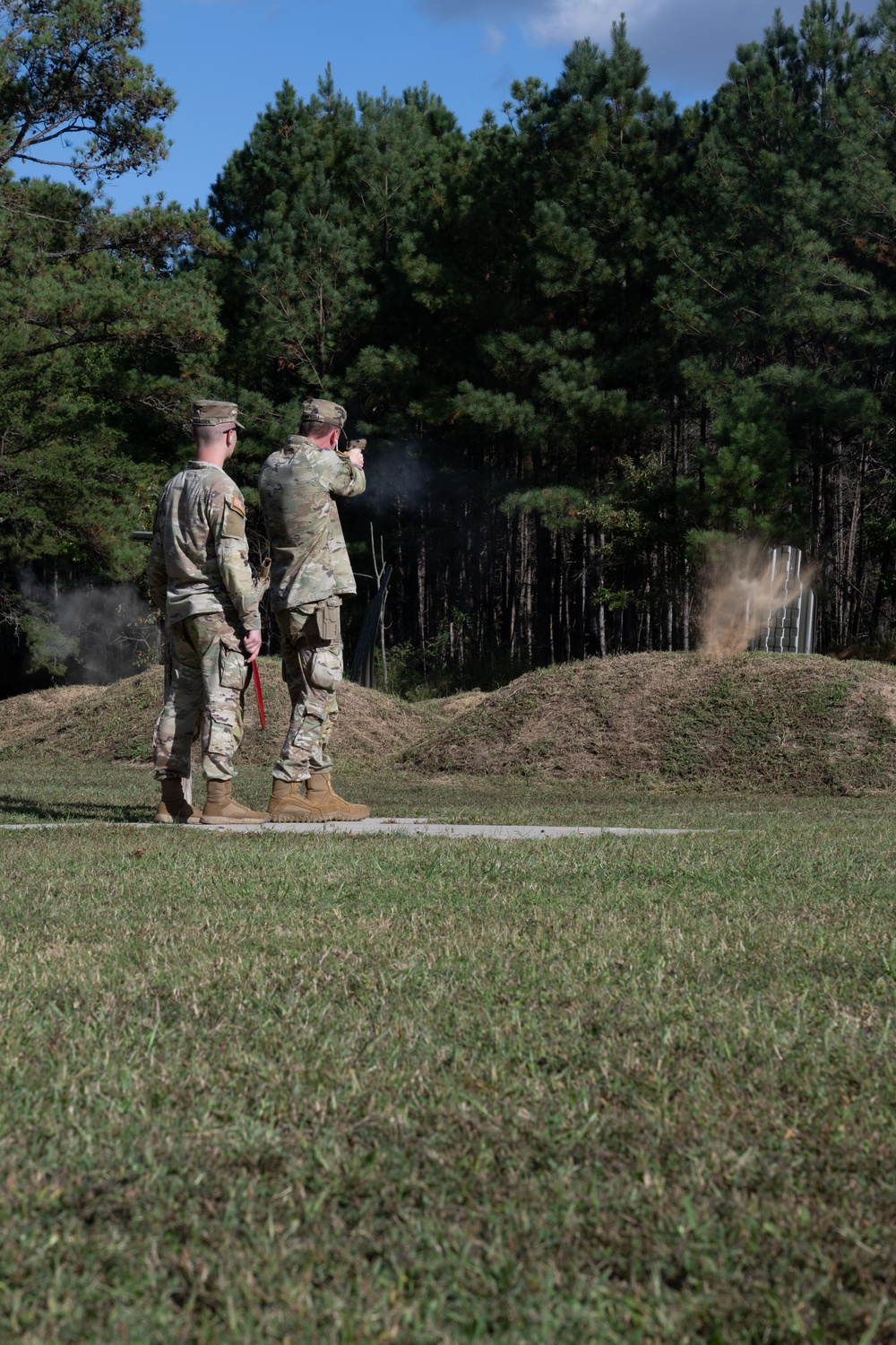 West Virginia National Guard Members Qualify on M17 Pistol in Support of DC Safe