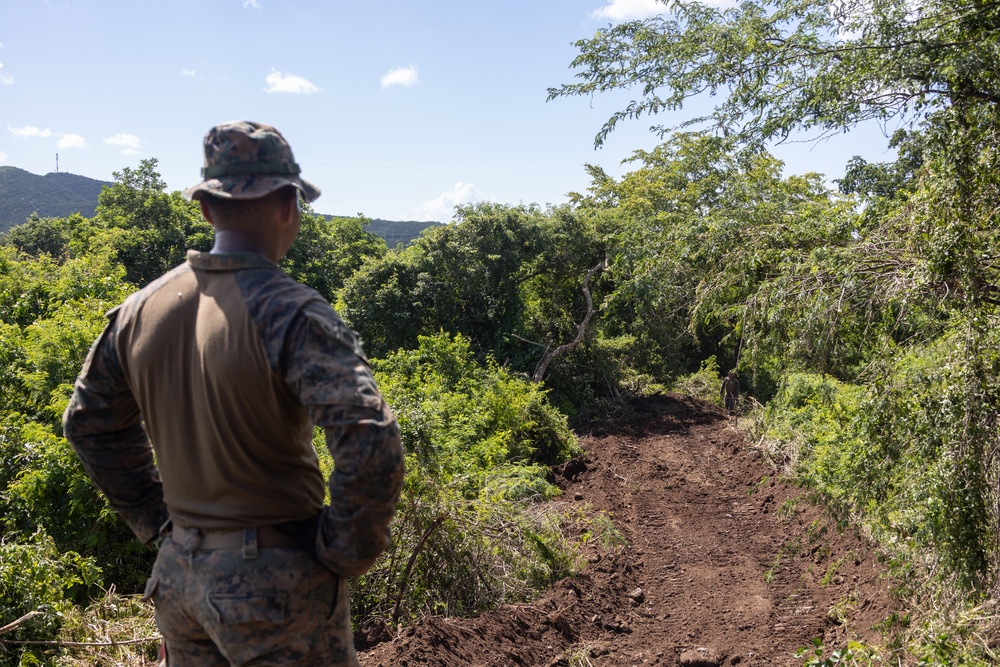 22nd MEU (SOC)| BLT 3/6 Creates Maneuver Trail on Camp Santiago, Puerto Rico