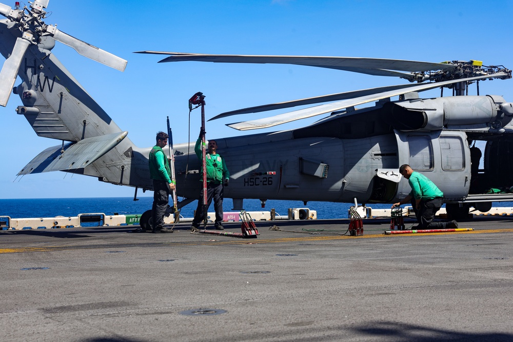 USS Iwo Jima Conducts Flight Operations