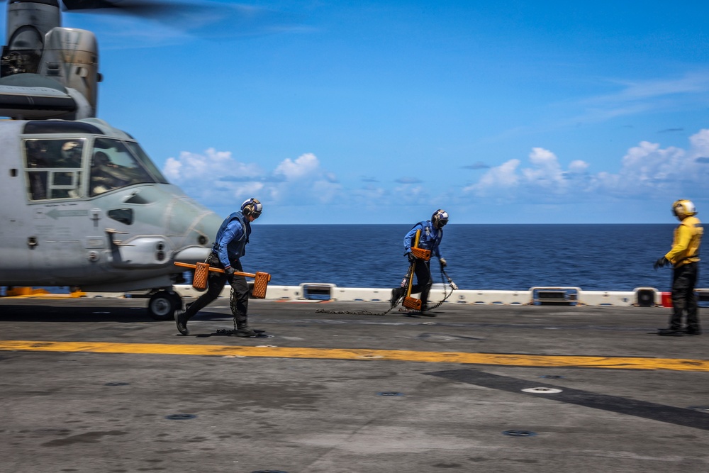 USS Iwo Jima Conducts Flight Operations