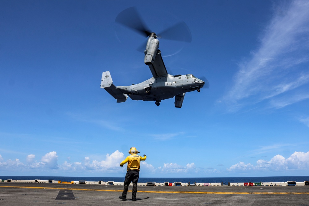 USS Iwo Jima Conducts Flight Operations