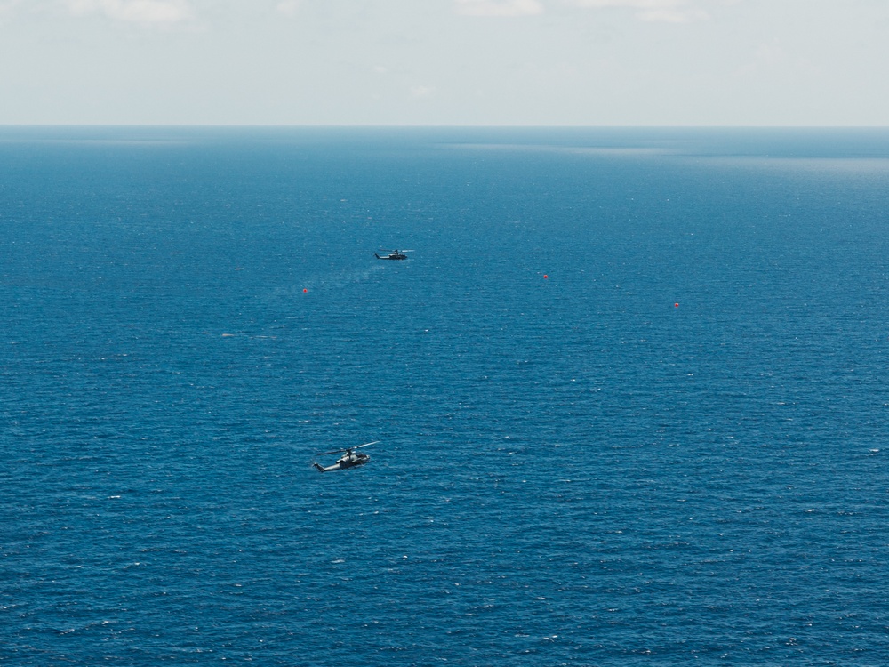 22nd MEU(SOC) | AH-1Z and UH-1Y Live Fire Exercise