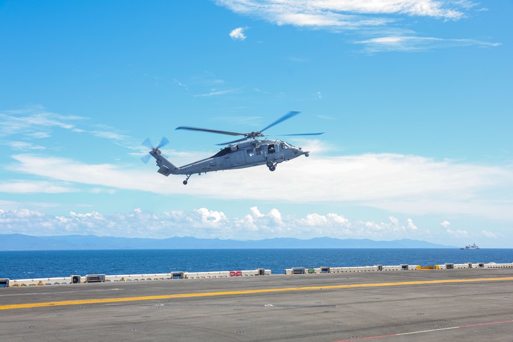 USS Iwo Jima Conducts Flight Operations