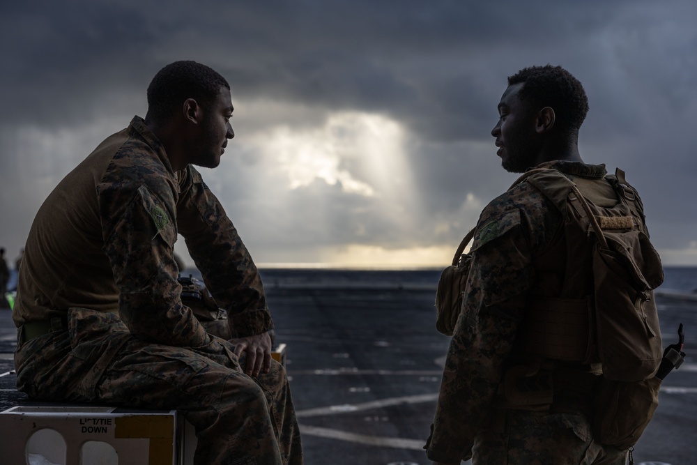 USS San Antonio (LPD 17) holds 50-caliber mounted live-fire shoot