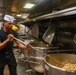 Iwo Jima Sailors Prepare Food in the Galley