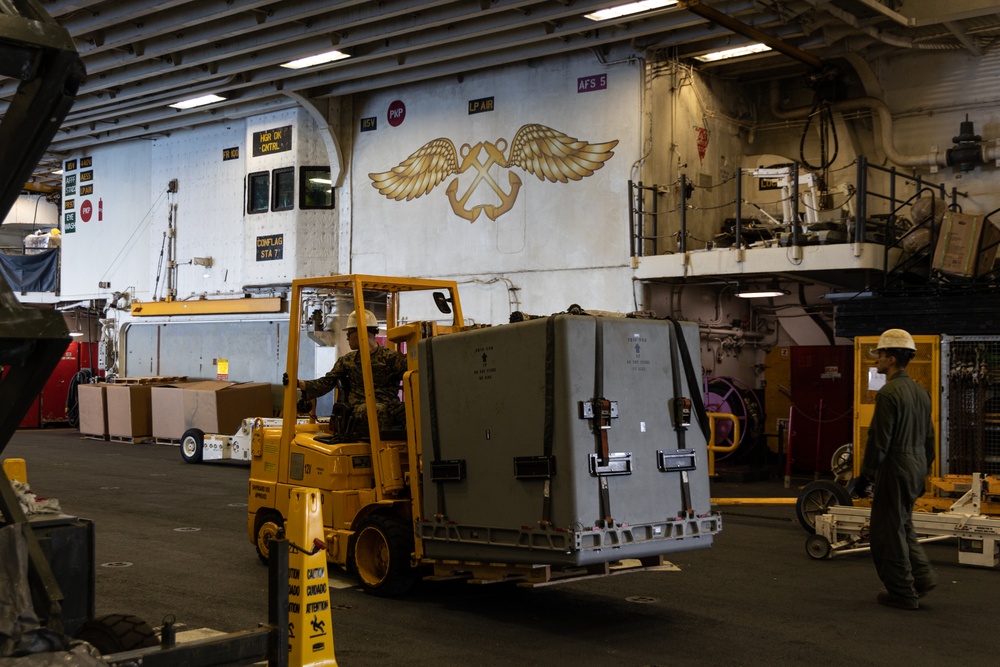 22nd MEU(SOC) Combat Cargo Operations during Deployment
