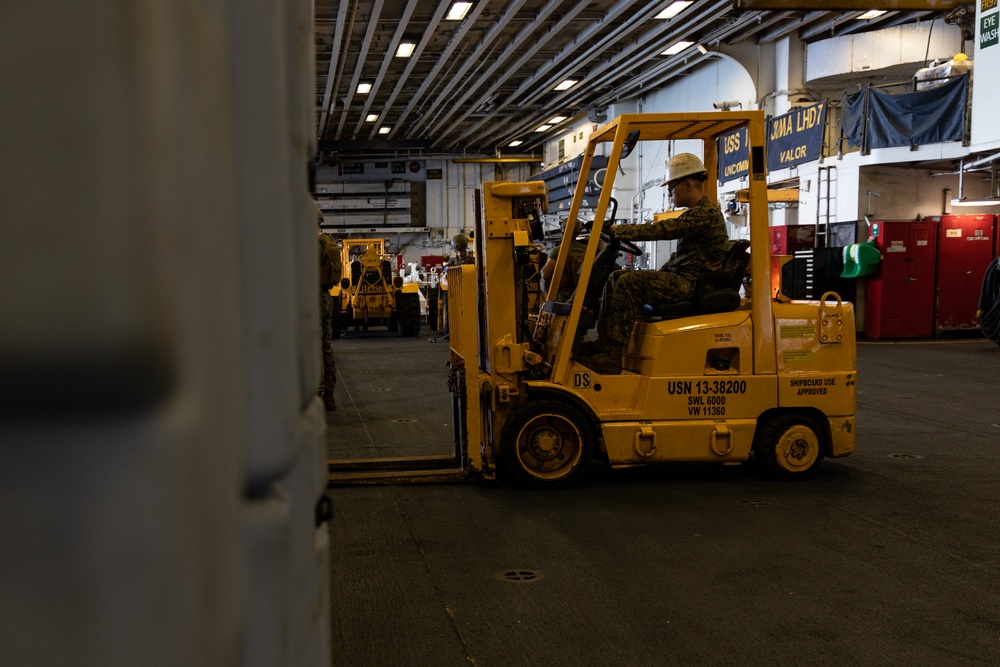 22nd MEU(SOC) Combat Cargo Operations during Deployment