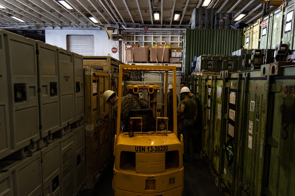 22nd MEU(SOC) Combat Cargo Operations during Deployment