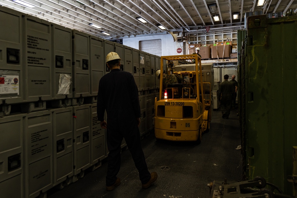22nd MEU(SOC) Combat Cargo Operations during Deployment