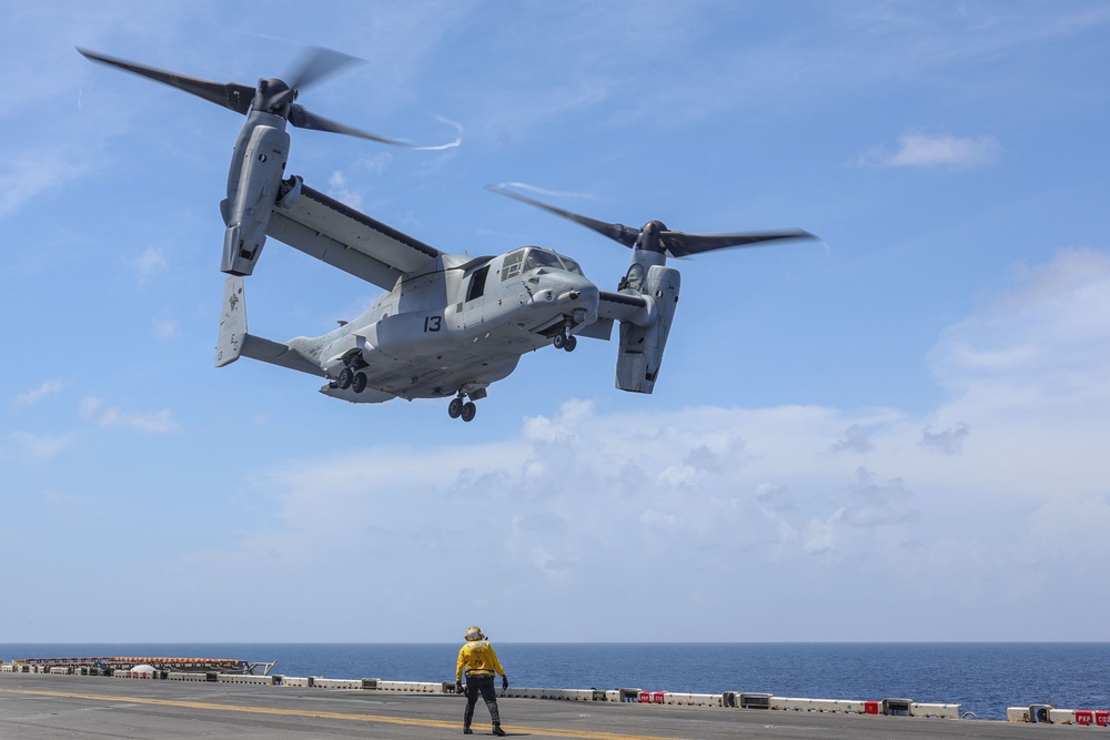 USS Iwo Jima Conducts Flight Operations