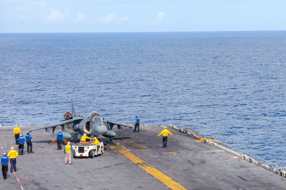 USS Iwo Jima Conducts Flight Operations