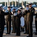 U.S. Navy Band performs for morning television shows for Navy Marine Corps 250