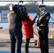 U.S. Navy Band performs for morning television shows for Navy Marine Corps 250