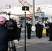 U.S. Navy Band performs for morning television shows for Navy Marine Corps 250