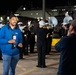 U.S. Navy Band performs for morning television shows for Navy Marine Corps 250
