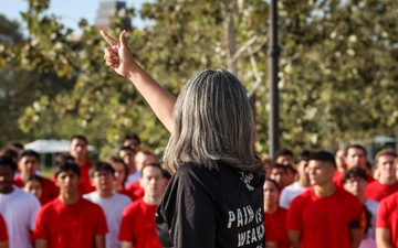 Recruiting Station San Antonio Conducts Monthly Initial Strength Test