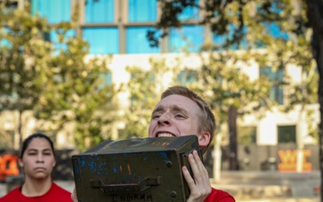 Recruiting Station San Antonio Conducts Monthly Initial Strength Test