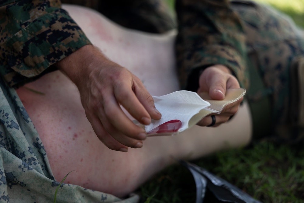 22nd MEU(SOC) | BLT 3/6 India Co. TCCC Training