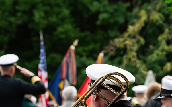 U.S. Navy Band supports Naval Supply Systems Command Wreath Ceremony