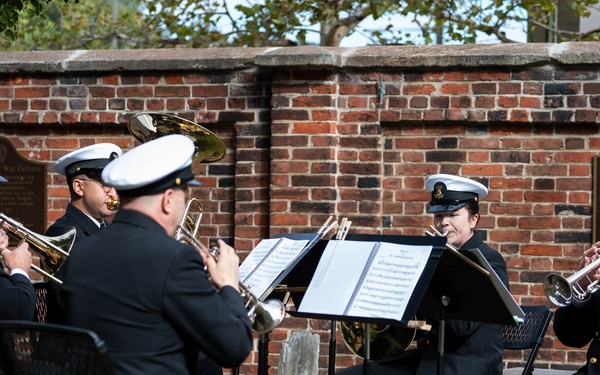 U.S. Navy Band supports Naval Supply Systems Command Wreath Ceremony