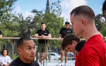 Recruiting Station San Antonio Conducts Monthly Initial Strength Test