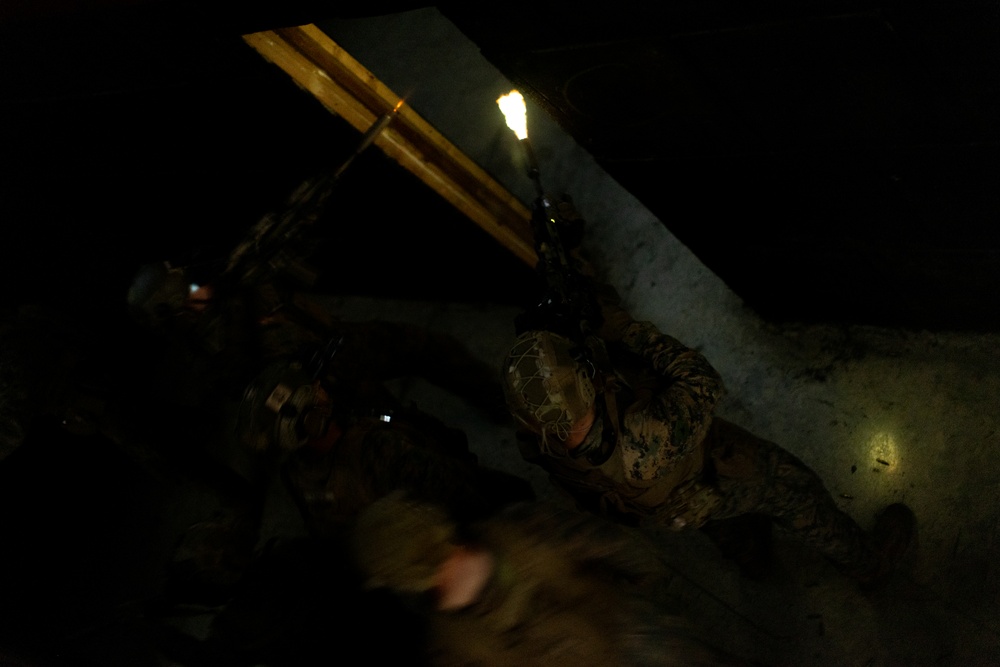22nd MEU(SOC) | BLT 3/6 India Co. Night CQB Training