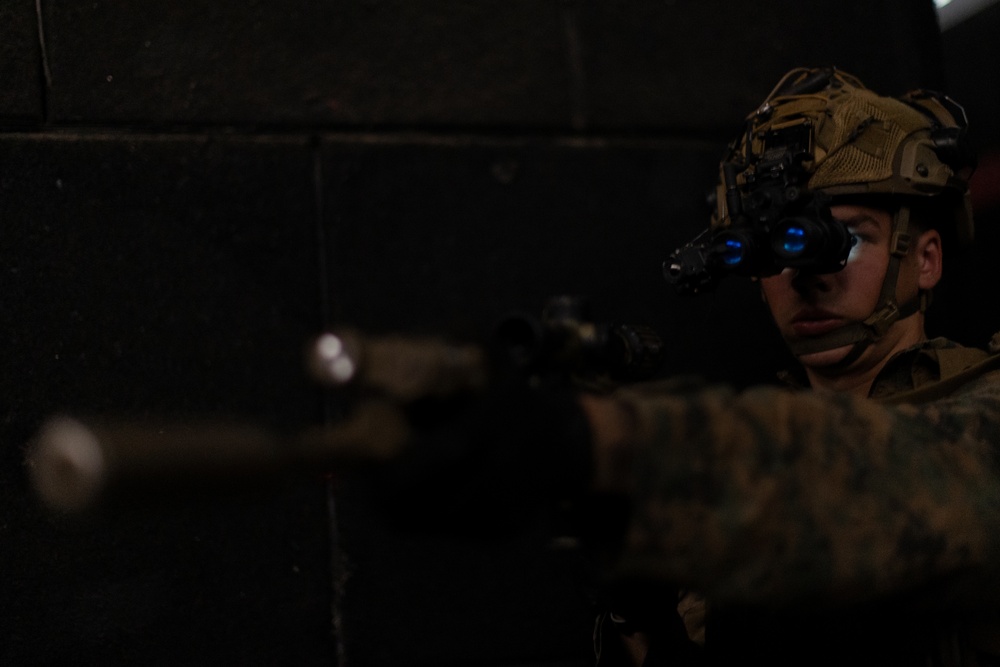 22nd MEU(SOC) | BLT 3/6 India Co. Night CQB Training