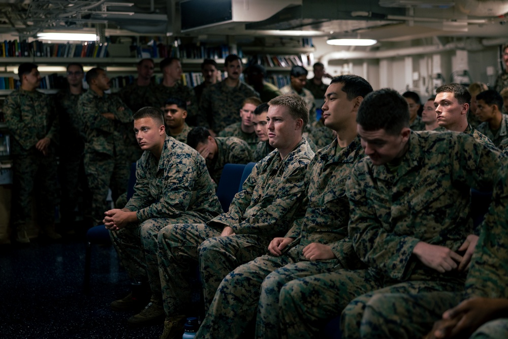22nd MEU(SOC) | Marines Graduate from Corporal’s Course on USS San Antonio
