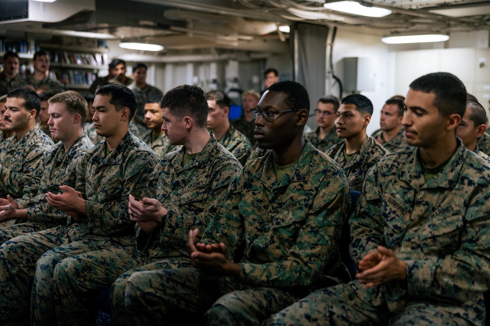 22nd MEU(SOC) | Marines Graduate from Corporal’s Course on USS San Antonio