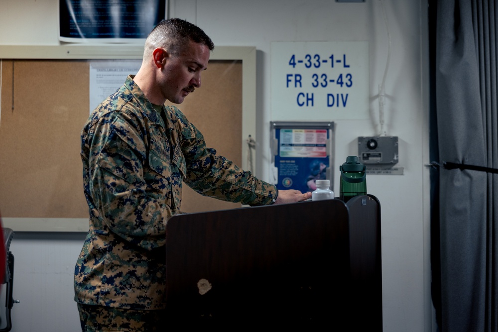 22nd MEU(SOC) | Marines Graduate from Corporal’s Course on USS San Antonio