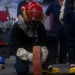 USS Iwo Jima Sailors Conduct a Damage Control Training Evolution