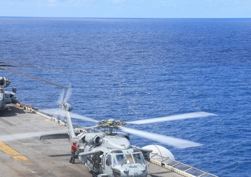 USS Iwo Jima Sailors Conduct Flight Operations