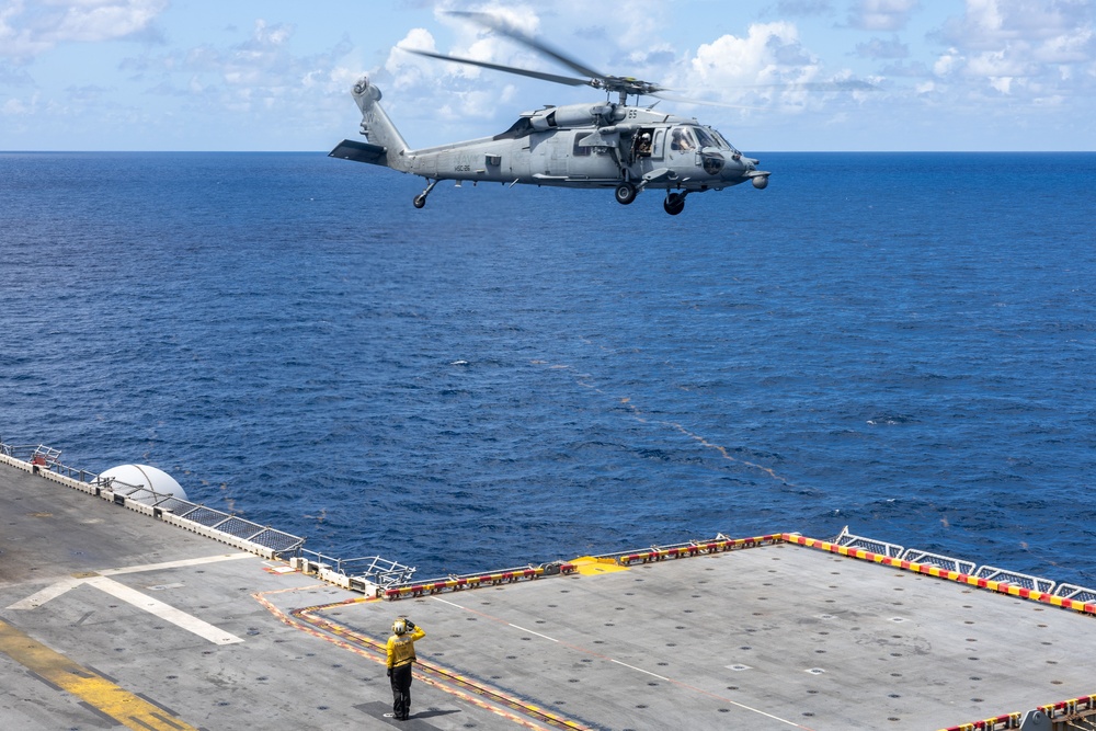 USS Iwo Jima Sailors Conduct Flight Operations USS Iwo Jima Sailors Conduct Flight Operations