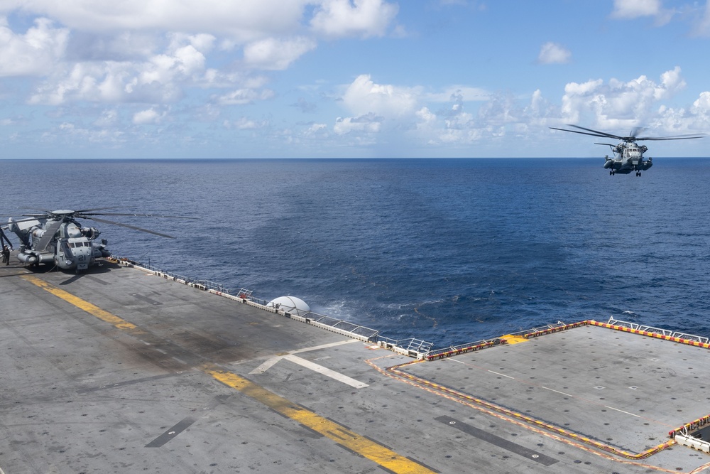 USS Iwo Jima Sailors Conduct Flight Operations USS Iwo Jima Sailors Conduct Flight Operations