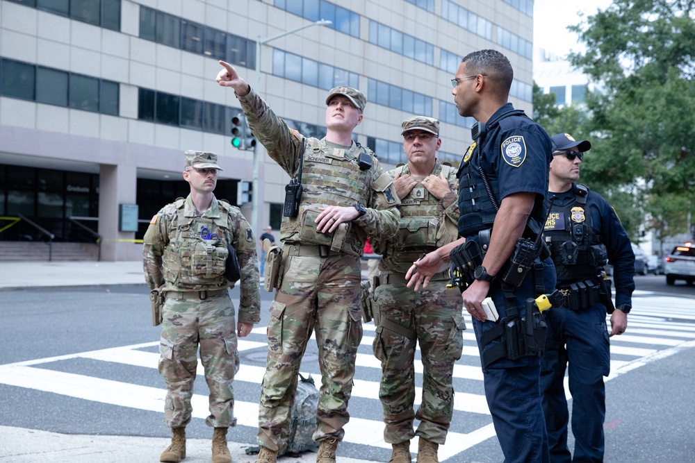 National Guard Soldiers Respond To Shooting