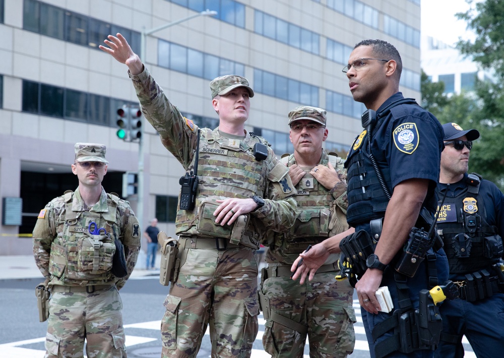 National Guard Soldiers Respond To Shooting