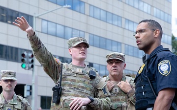 National Guard Soldiers Respond To Shooting