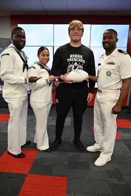 All-American Jersey Presentation: Navy Honors Ryan Miret at Miami Southridge