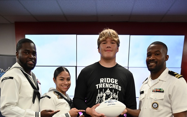 All-American Jersey Presentation: Navy Honors Ryan Miret at Miami Southridge