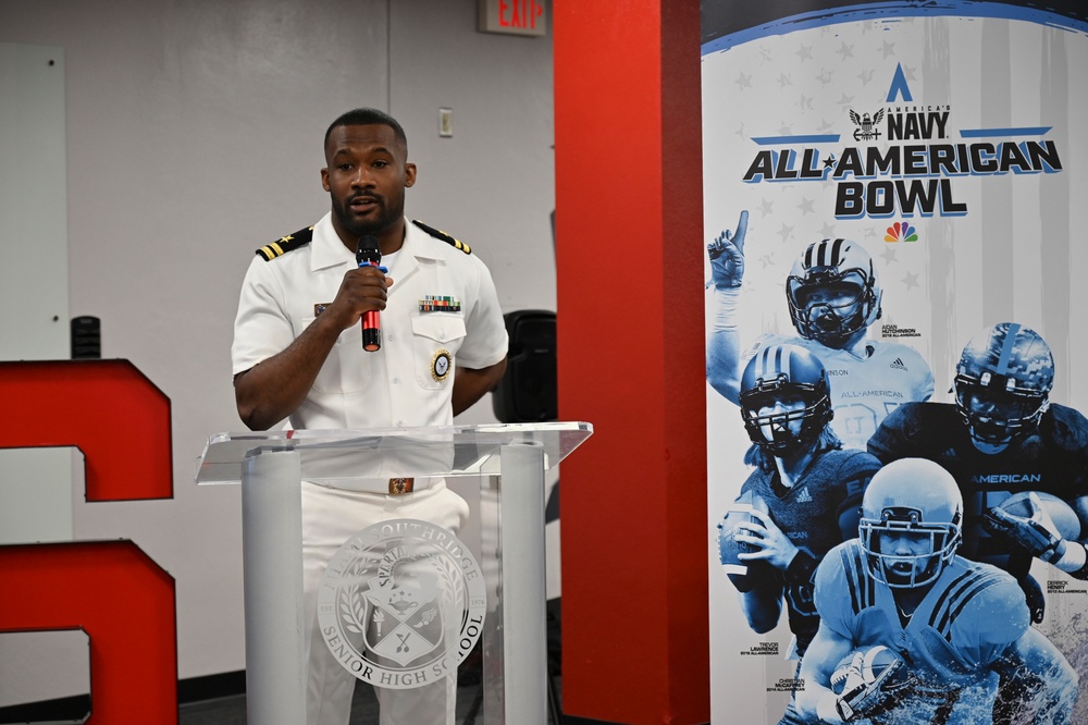 All-American Jersey Presentation: Navy Honors Ryan Miret at Miami Southridge