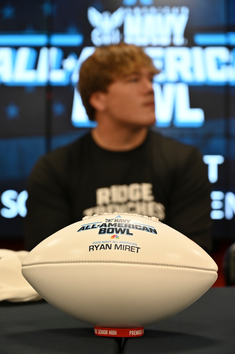 All-American Jersey Presentation: Navy Honors Ryan Miret at Miami Southridge