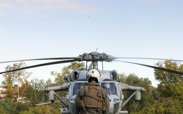 U.S. Marines and Sailors conduct aviation operations and an aircraft static display at Bensalem High School