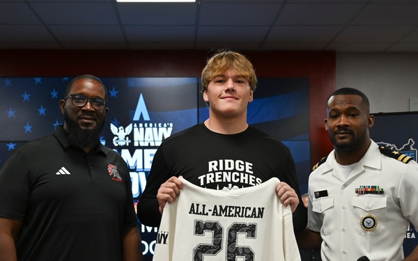 All-American Jersey Presentation: Navy Honors Ryan Miret at Miami Southridge