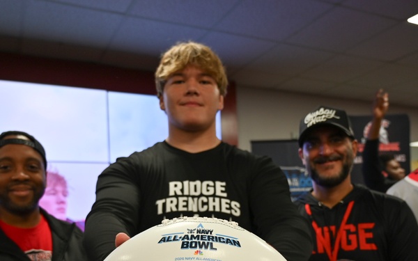 All-American Jersey Presentation: Navy Honors Ryan Miret at Miami Southridge