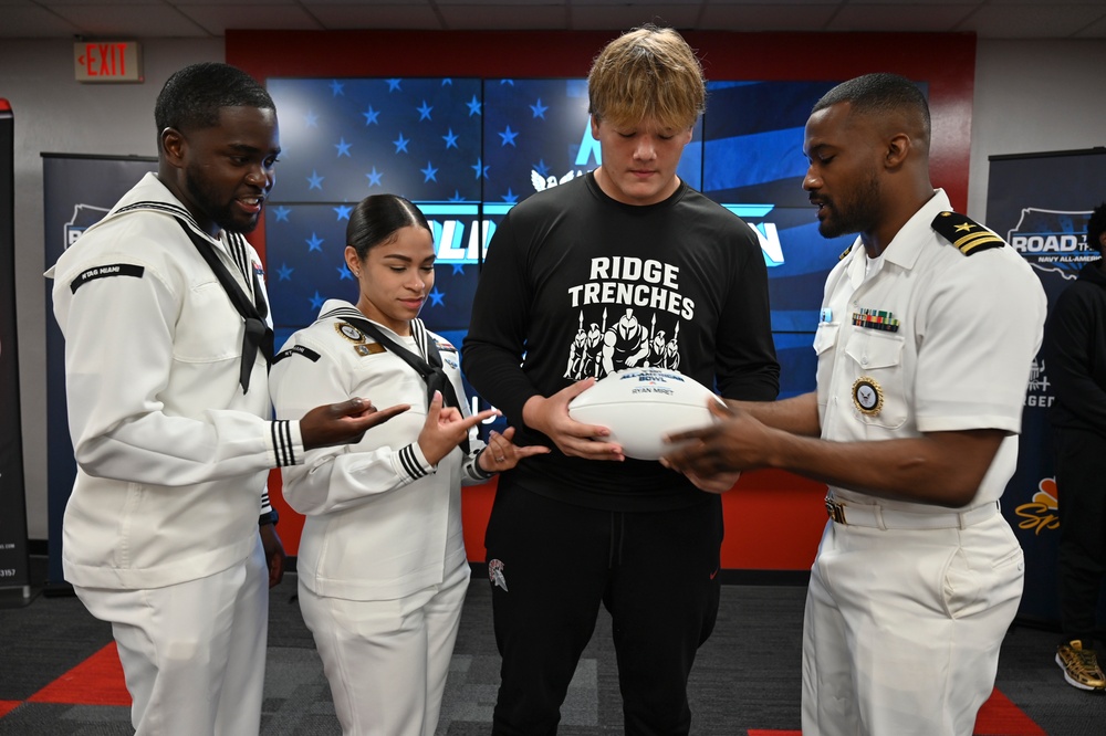 All-American Jersey Presentation: Navy Honors Ryan Miret at Miami Southridge