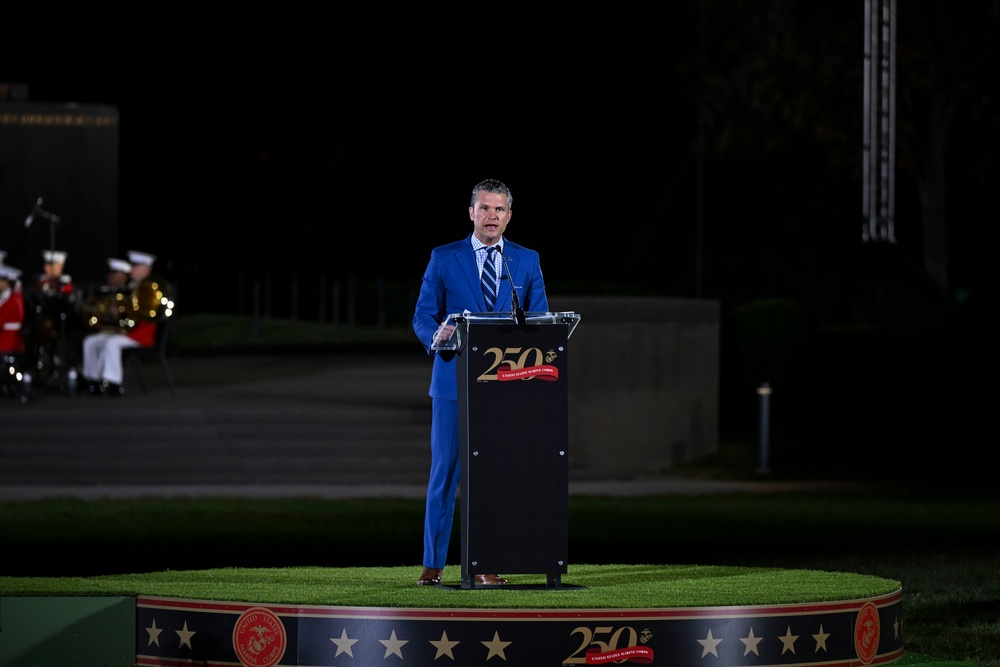 SW Hegseth Attends 250th USMC Celebration