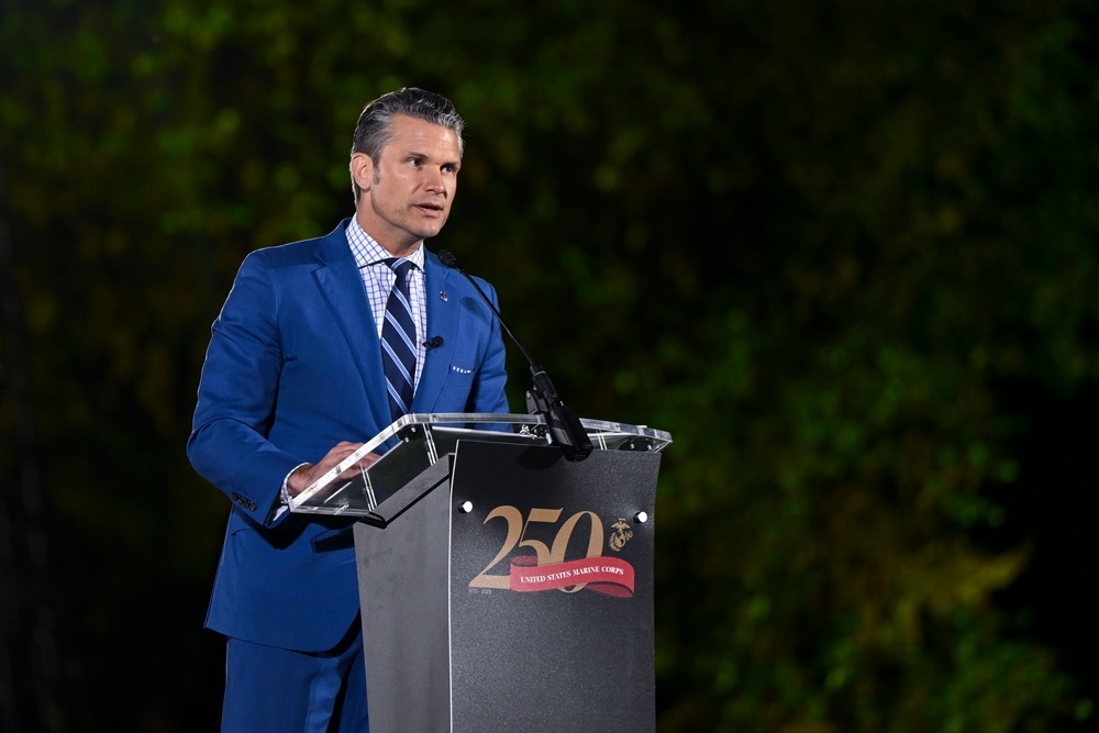 SW Hegseth Attends 250th USMC Celebration
