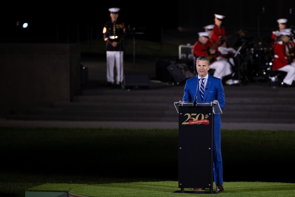 Marines Celebrate 250th Anniversary at the Marine Corps War Memorial