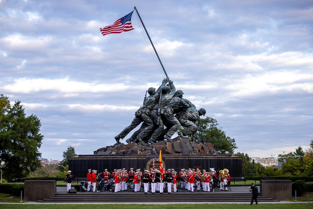 Marines Celebrate 250th Anniversary at the Marine Corps War Memorial